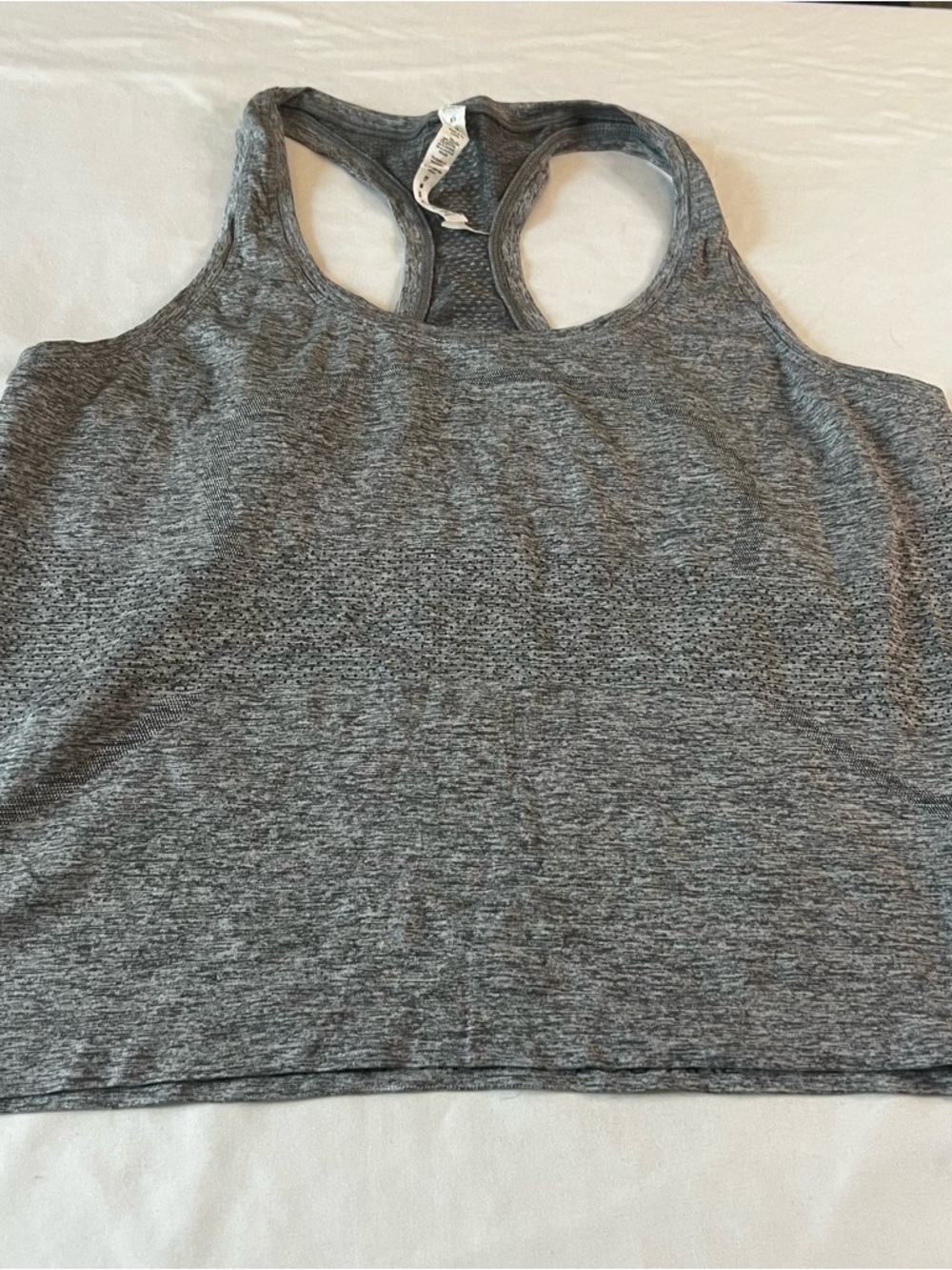Lululemon Swiftly Tech Racerback Tank Gray Size 12 Athletic Top